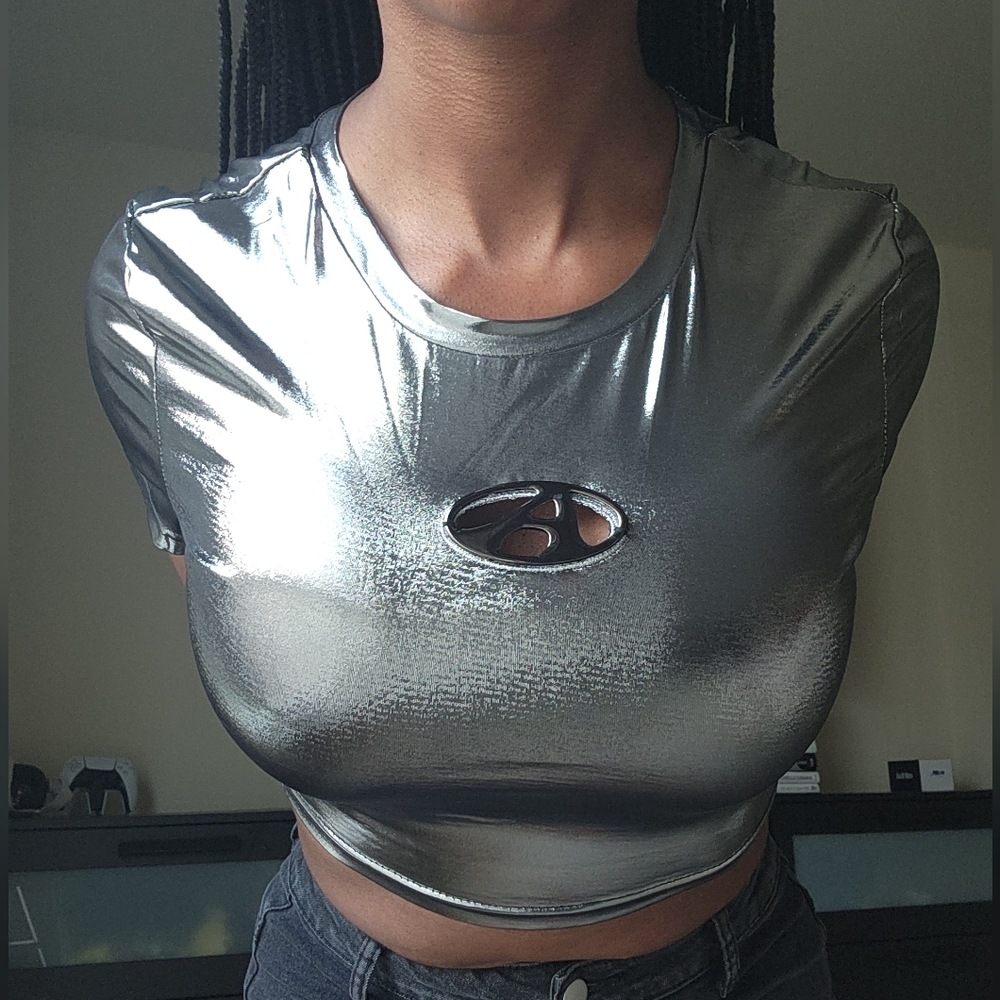 Metallic Tee